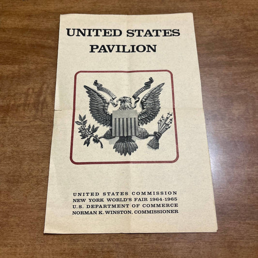 1965 New York World’s Fair US Pavilion Past Present Future Brochure A7