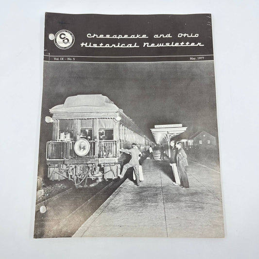 1977 May Chesapeake and Ohio Historical Newsletter C&O RR Thomas Dixon WV TE2