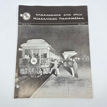 1977 May Chesapeake and Ohio Historical Newsletter C&O RR Thomas Dixon WV M1-2