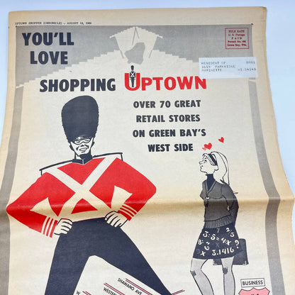 1969 Shopping Uptown Military Avenue Weekly Paper Ad Green Bay WI TF9