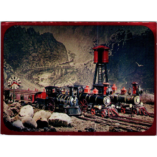 1969 Hallmark Locomotive Mechanical Toys Continental Original Postcard TK1-P18
