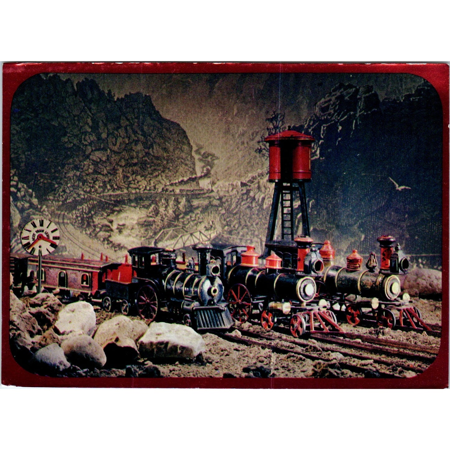 1969 Hallmark Locomotive Mechanical Toys Continental Original Postcard P2-8