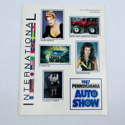 1987 Pennsylvania Auto Show Official Program A-Team Van Jersey Devil Truck BA1