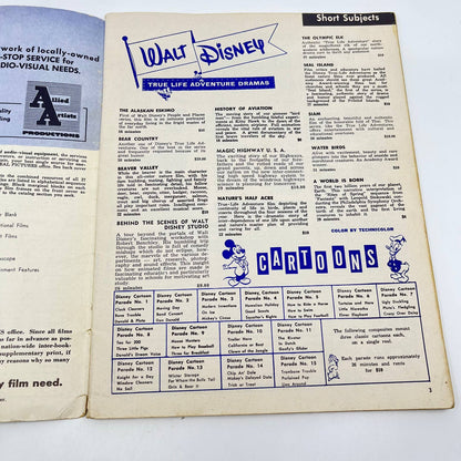 1960 IDEAL PICTURES 16MM Movie Rental and Loan Film Library Catalog TE2