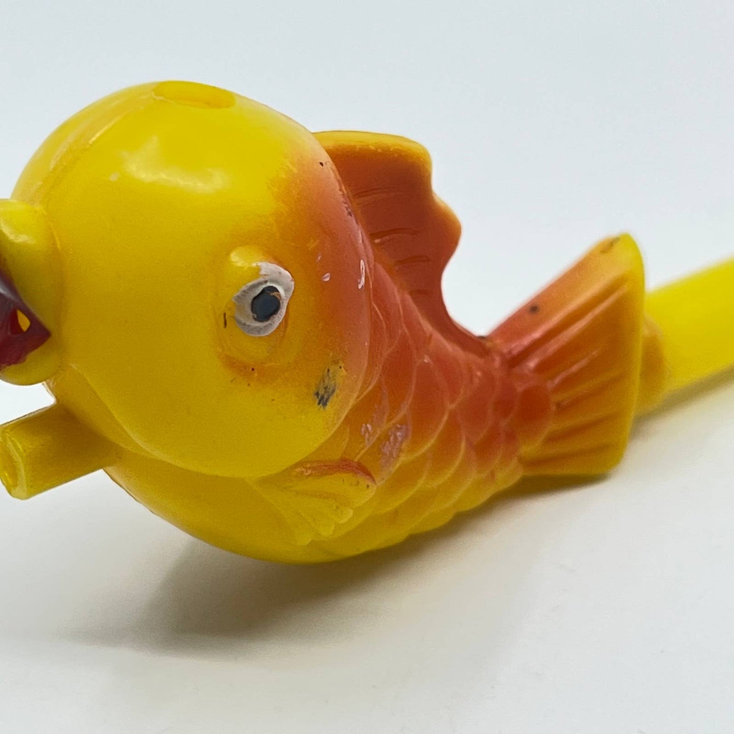 1950s Celluloid Fish Toy Bubble Pipe 6” TE1