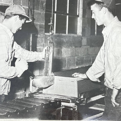 1940s Assembly Line Manufacturing Photo Boys Working Chicago IL AA7-29