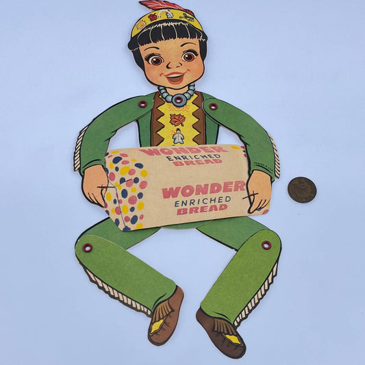 1950's Howdy Doody Princess Summerfall Winterspring Wonder Bread Jointed 13” FL3