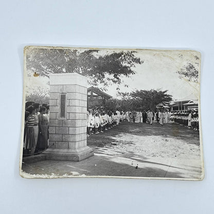 1940s WWII Photograph Japanese Military Ceremony Japan 4x6” SC5