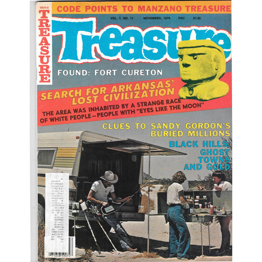 Treasure Magazine - Treasure Hunting Gold Mining Metal Detecting Nov 1976 M5
