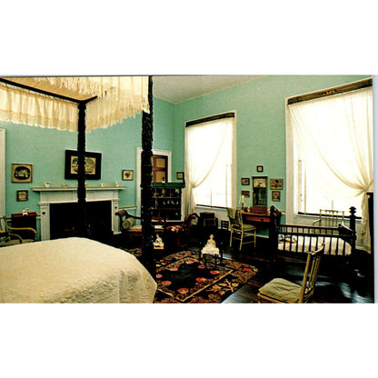 Woodlawn Plantation Girls Room Doll House Mount Vernon VT Original Postcard PB9