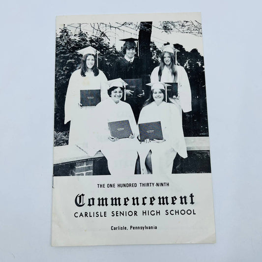 1976 Carlisle Senior High School Commencement Program Carlisle PA D2