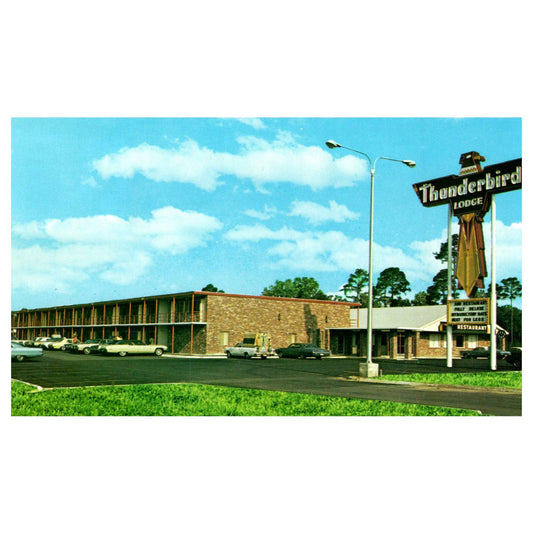 Vintage Postcard - Thunderbird lodge Hardeeville South Carolina TJ6-1