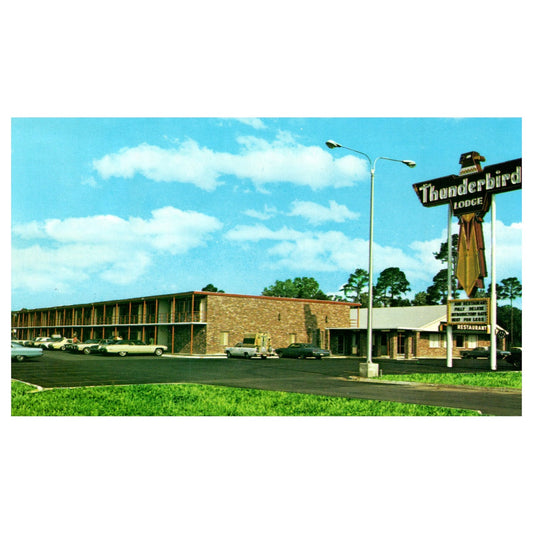 Vintage Postcard - Thunderbird lodge Hardeeville South Carolina P4-6