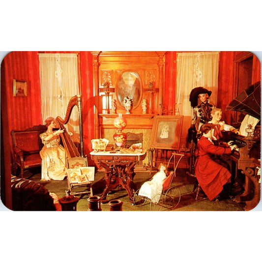 Pikes Peak Ghost Town Doll House Parlor Room Colorado Springs Postcard PB8