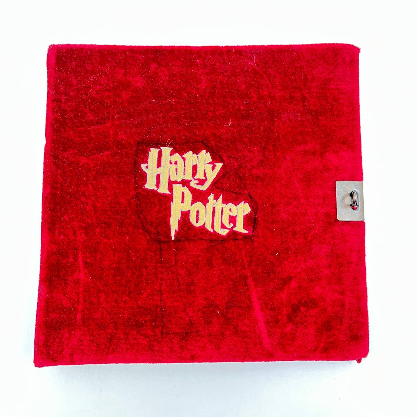 Wizarding World Harry Potter Red Velvet Journal Notebook Sound Box TE5