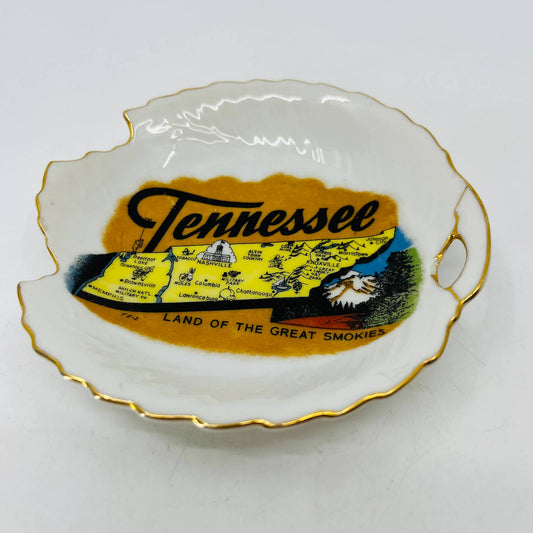 Ceramic Hand Painted Sphinx Japan Tennessee Souvenir Plate Trinket Dish 5” TC6
