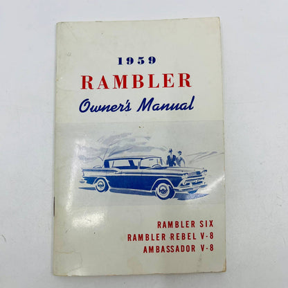 1959 AMC Rambler Owners Manual User Guide Book ORIGINAL BA1