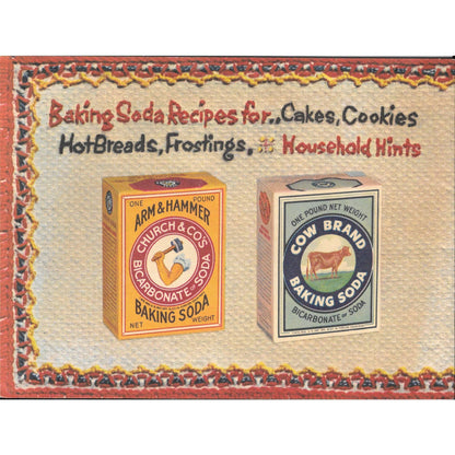 1957 Arm Hammer Baking Soda Cookbook Kitchen Recipes Good Things to Eat TJ7