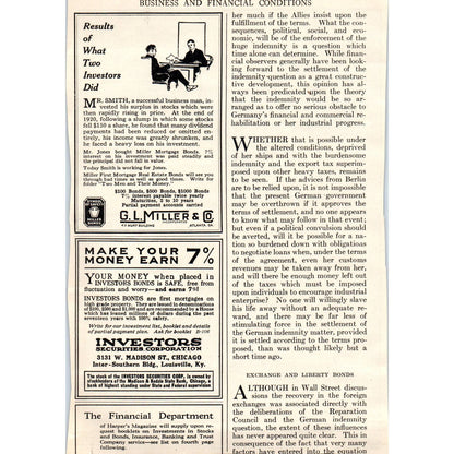 c1920 Harper's Magazine Ad - The Equitable Trust Company of New York MA TF6-1