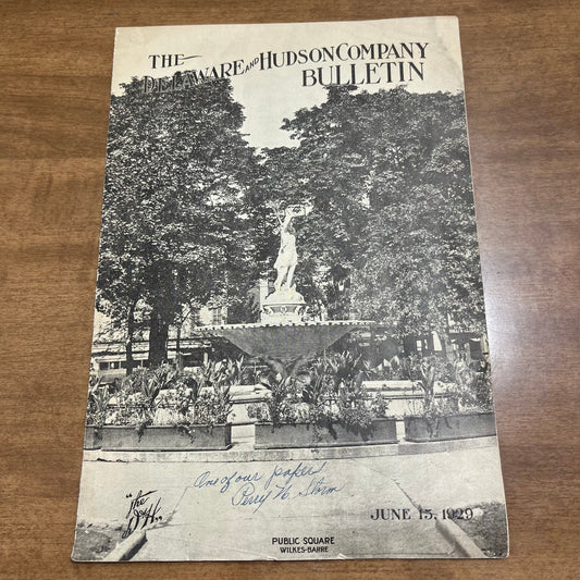 1929 The Delaware and Hudson Company Bulletin Vol. 9 No. 12 Albany NY L2-3