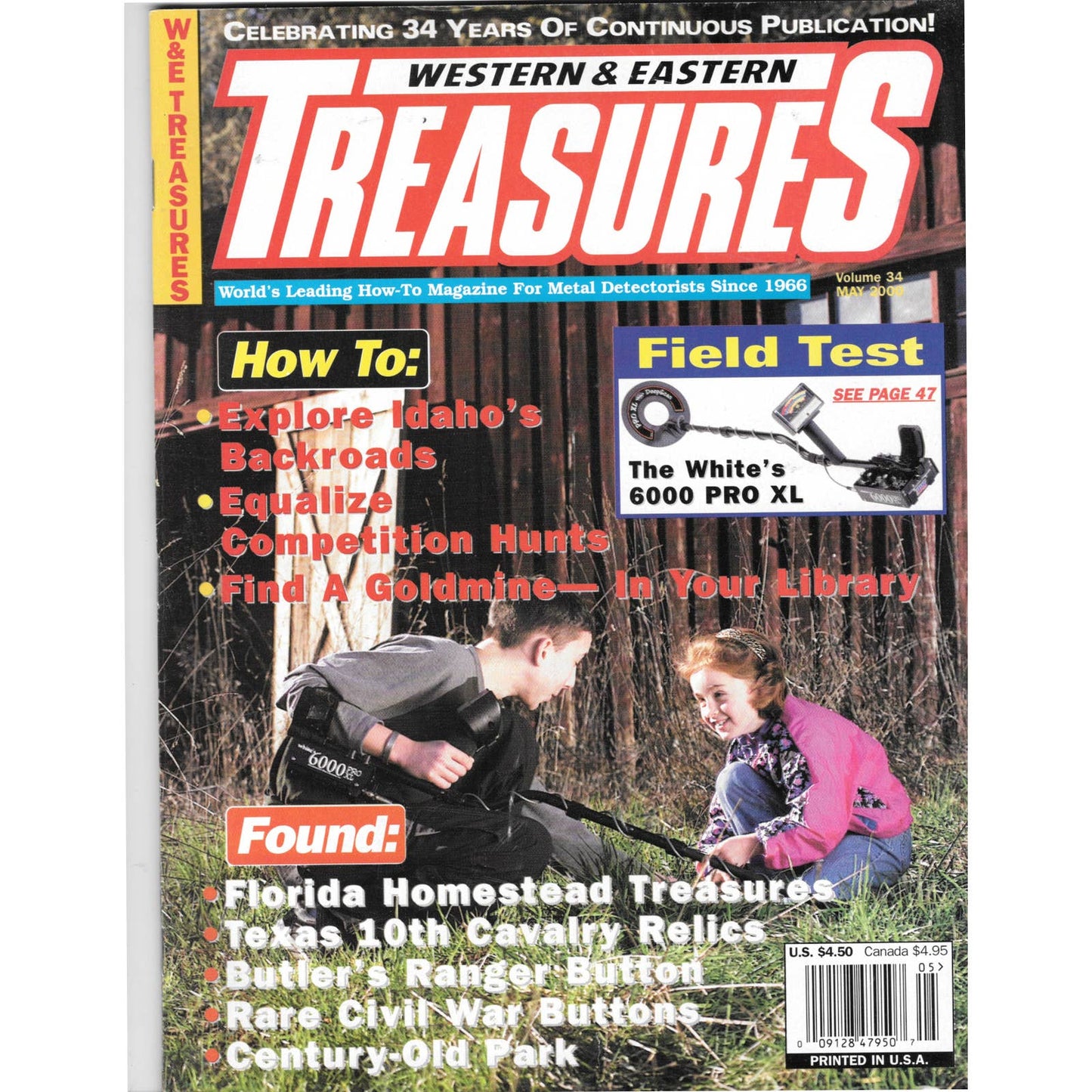 Western & Eastern Treasures Magazine - Treasure Hunting May 2000 M6
