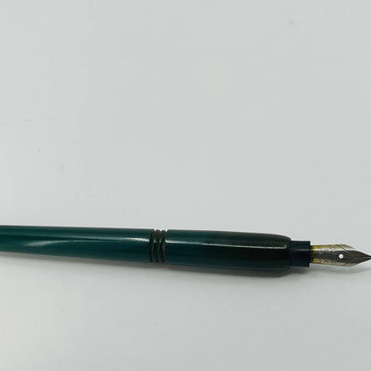 VTG Fountain Dip Pen Celluloid Turquoise w/ Durium Nib SB3