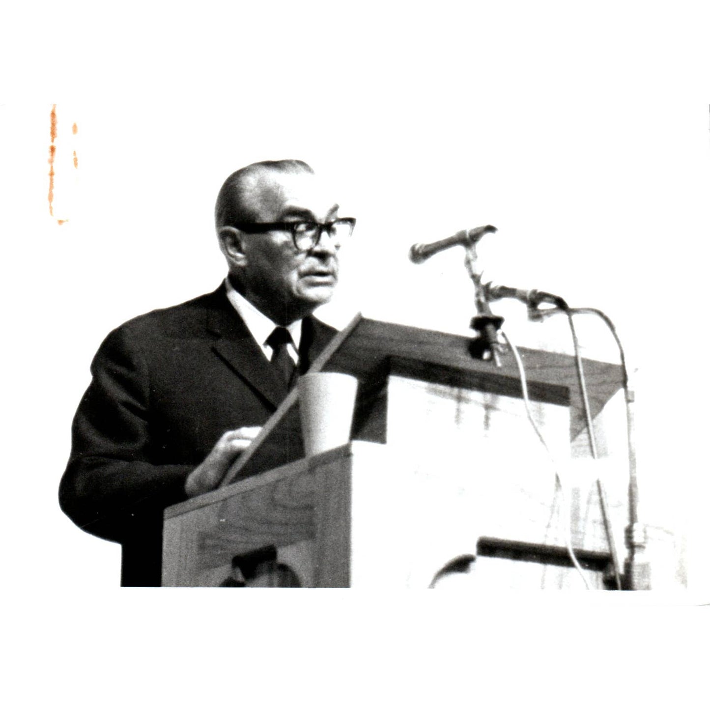 Olavi Munkki Finland Ambassador Yankton College Convocation 1967 Photo TK1-P5