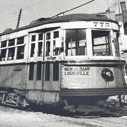 1945 Railroad Photograph NA & L New Albany and Louisville 8x10” TE4