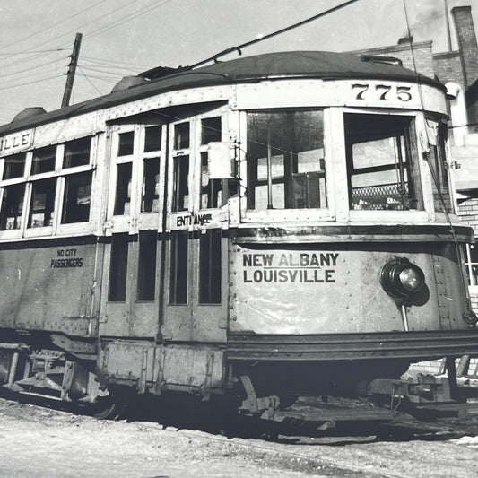 1945 Railroad Photograph NA & L New Albany and Louisville 8x10” L4-2