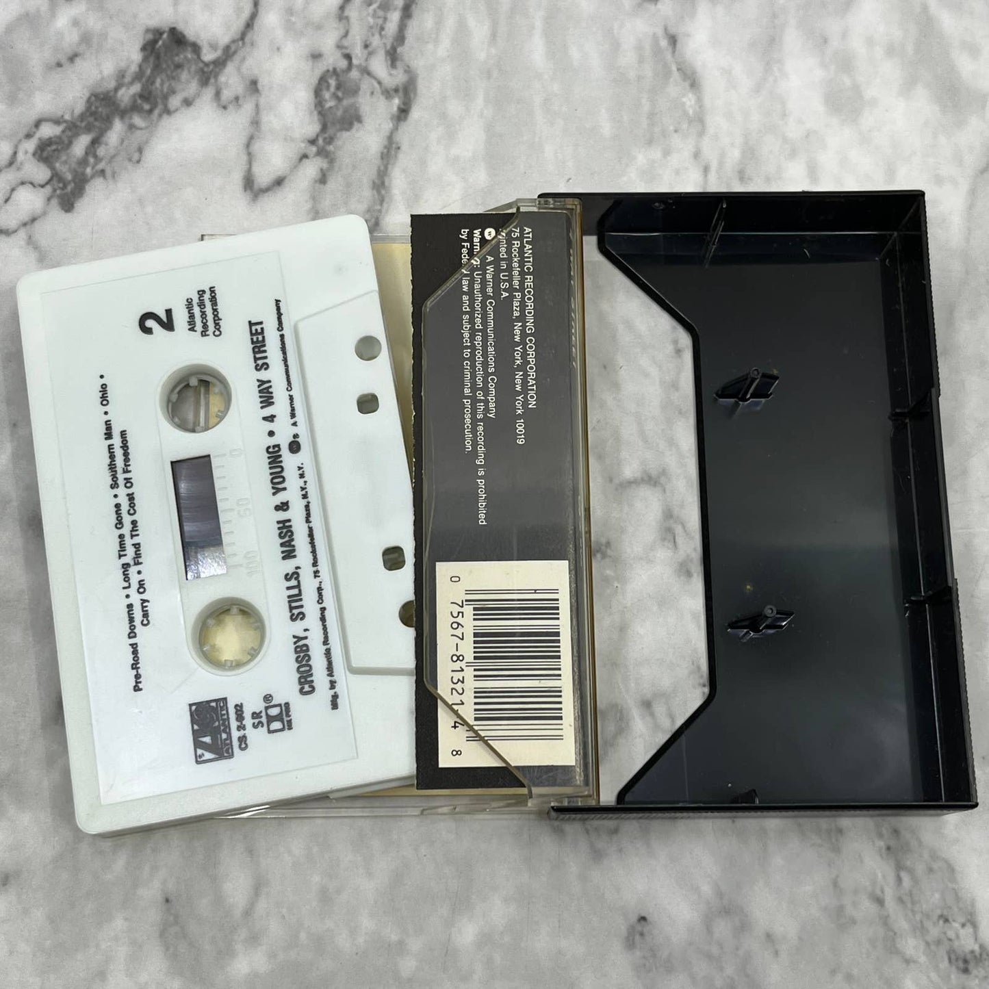 Crosby Stills Nash & Young 4 Way Street Cassette Tape TH5-34
