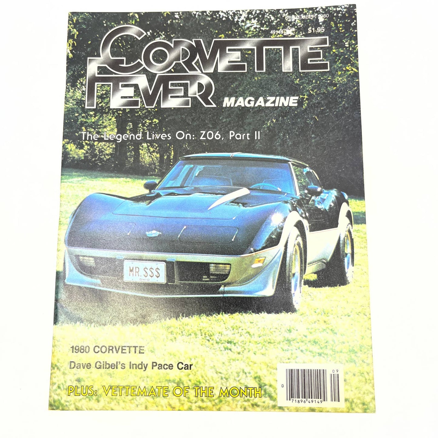 1980 September Corvette Fever Magazine The Legend Lives On: Z06 TG1