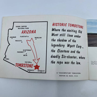 1950s Tombstone and Boot Hill Arizona Souvenir Booklet TH7