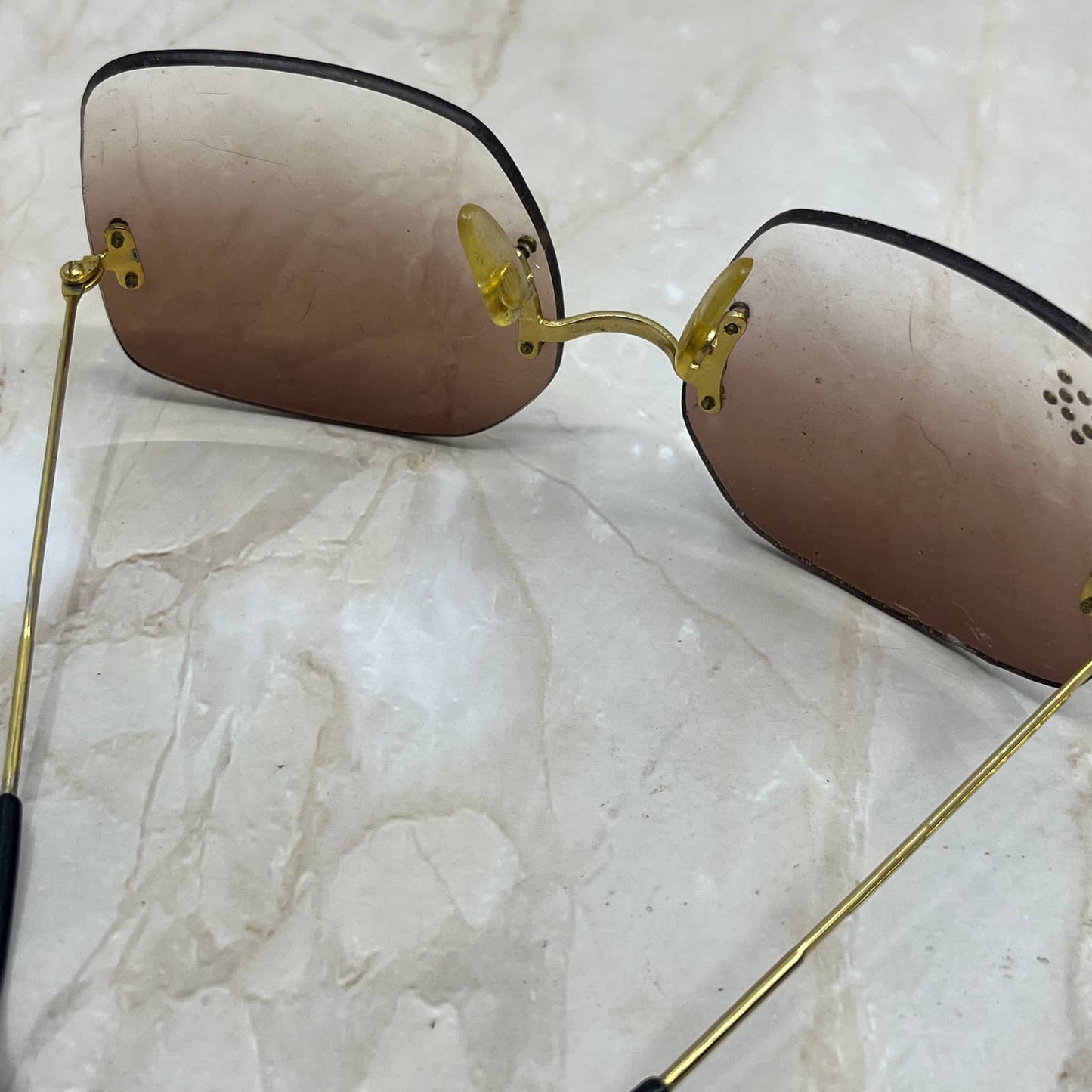 Oversize Rimless Rhinestone Sunglasses Eyeglasses Frames TJ1-G2-6