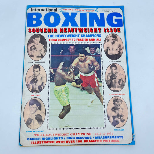 International Boxing January 1972 Heavyweight Issue Muhammad Ali TF6