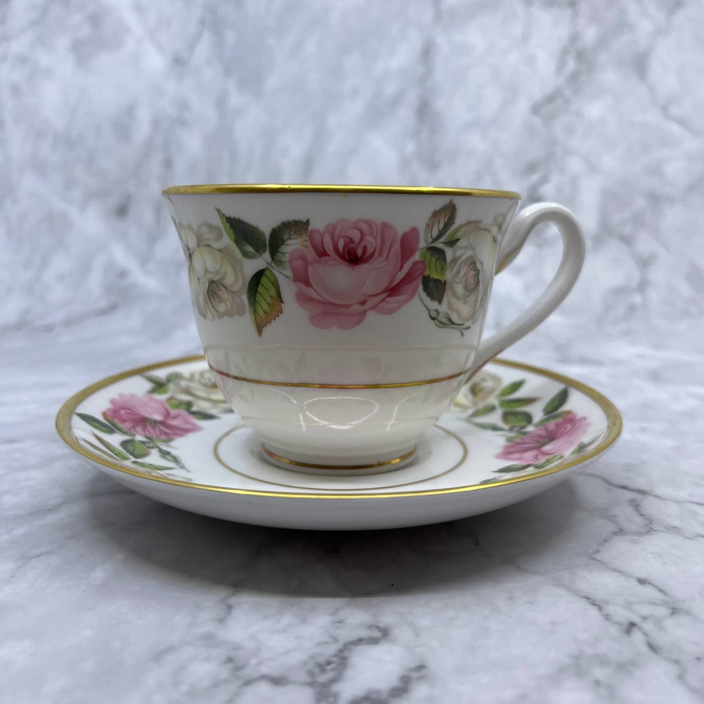 Royal Worcester Royal Garden Cup and Saucer Set TD1