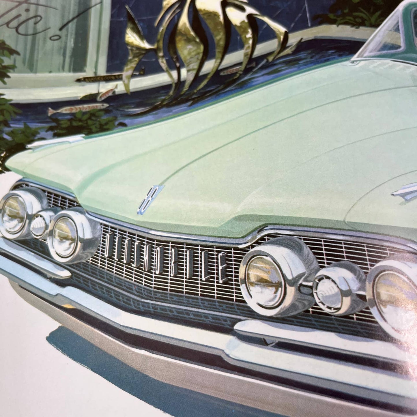 1959 Oldsmobile Full Color Deluxe Sales Brochure Ninety-Eight Super 88 Fiesta B4