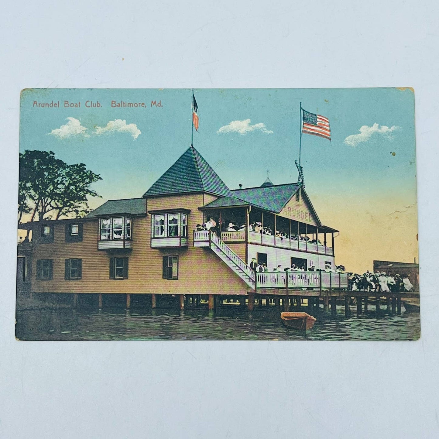 1910s MD Baltimore Maryland Arundell Boat Club PA8