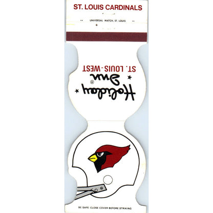 1980 St. Louis Cardinals NFL Helmet Football Schedule Matchbook Cover SA1-M4