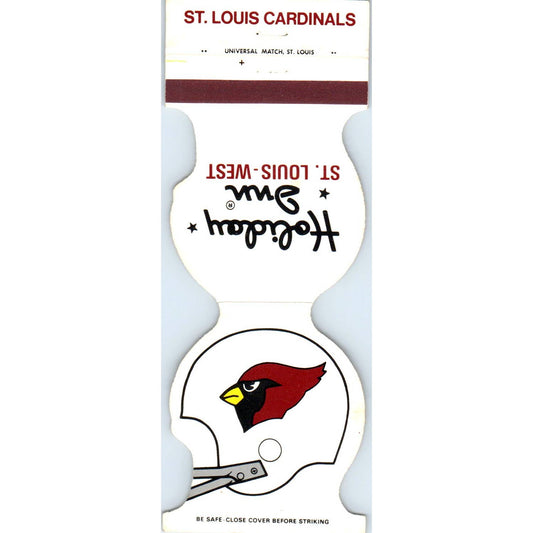 1980 St. Louis Cardinals NFL Helmet Football Schedule Matchbook Cover SA1-M4