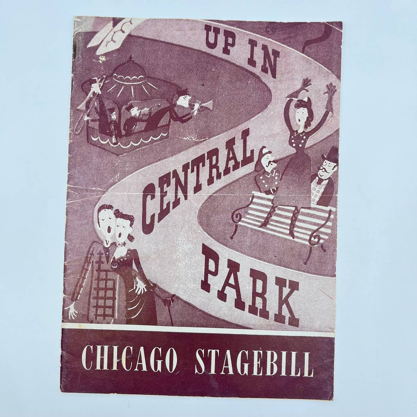 1940s Chicago Stagebill Michael Todd Up in Central Park Evans Bruce AB3