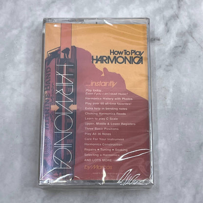 Marcos How To Play Harmonica  SEALED NEW Cassette Tape TB7-20