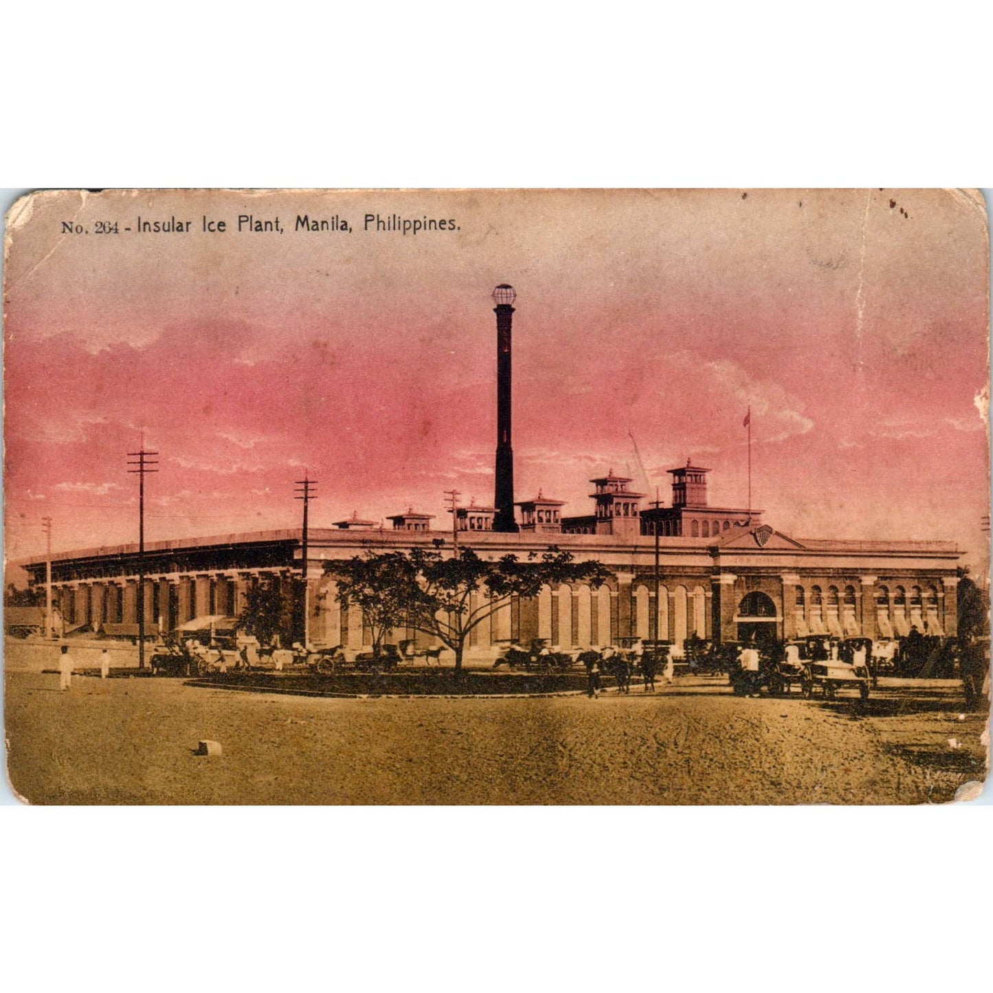 Insular Ice Plant Manila Philippines - Original Postcard TJ9-P1