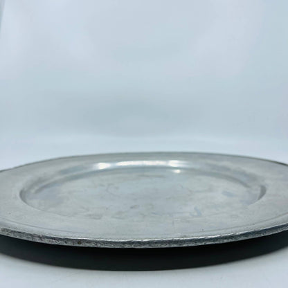 York Metalcrafters Colonial LARGE Heavy Pewter Serving Platter 14” TC9