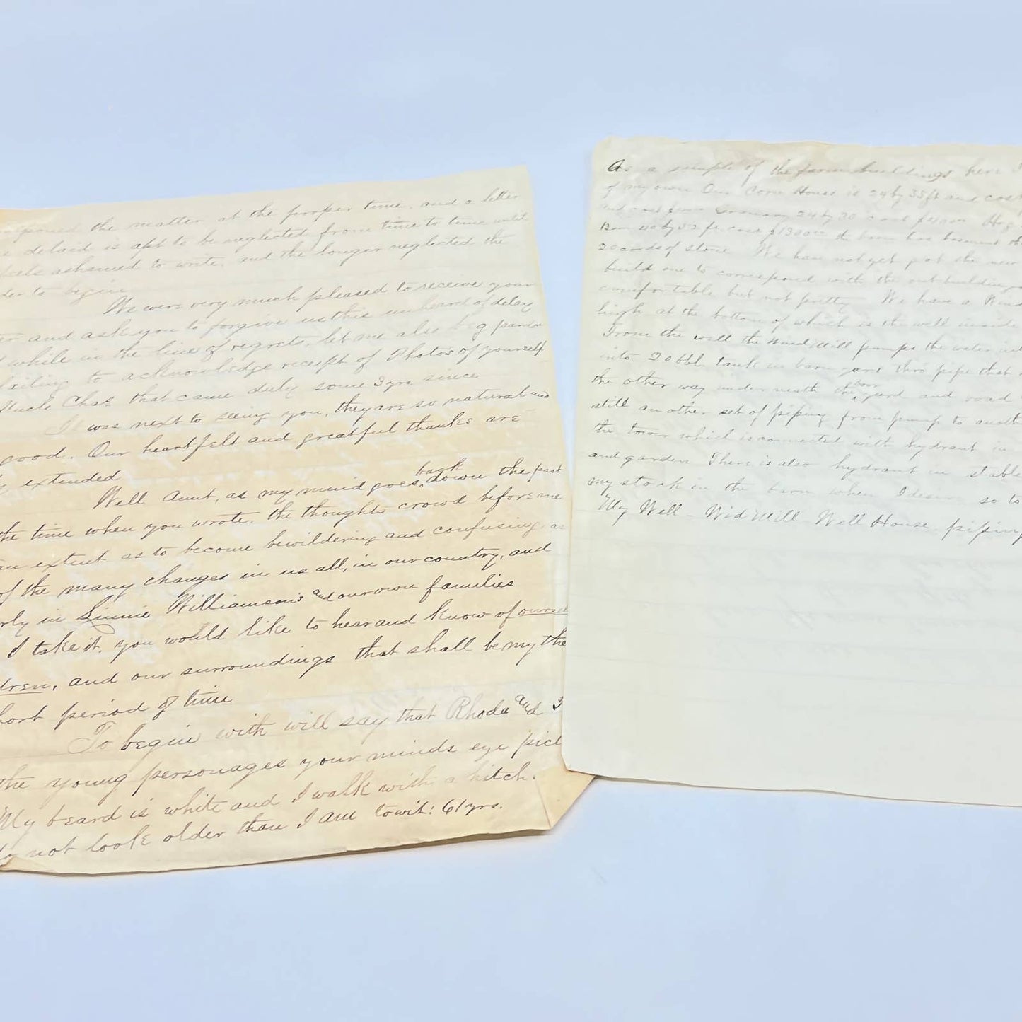 1898 Rogers Minnesota Handwritten Letter 2 Pages Double Sided AB7