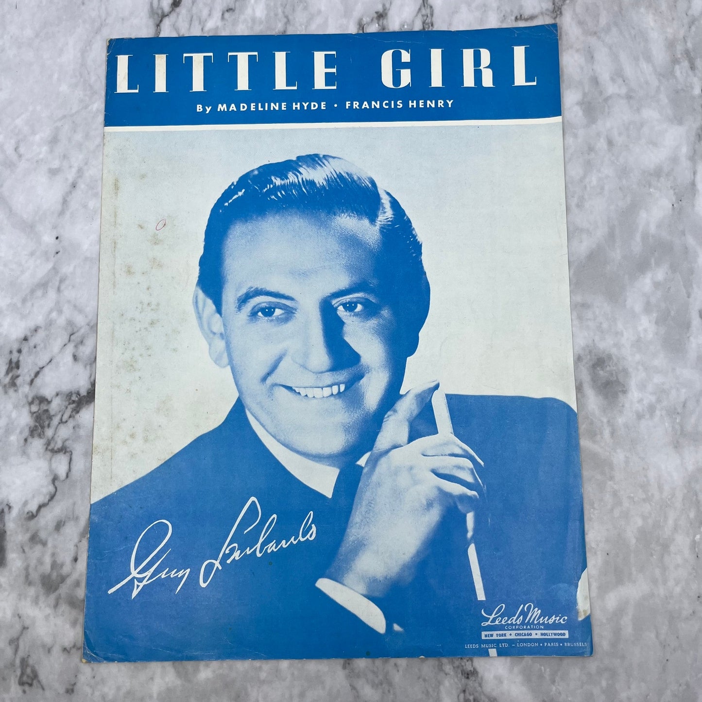 1948 Little Girl With Guy Lombardo Vintage Sheet Music V42-2
