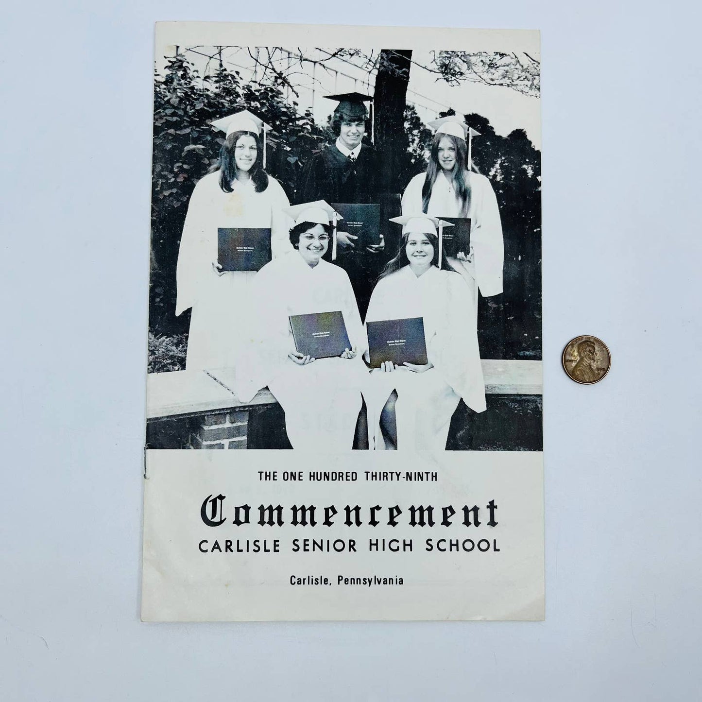 1976 Carlisle Senior High School Commencement Program Carlisle PA D2