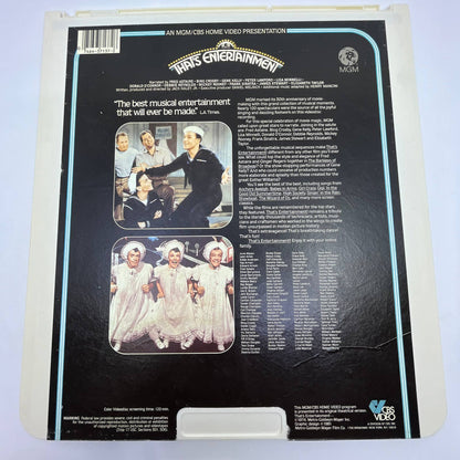 That's Entertainment MGM RCA SelectaVision - CED VideoDisc TG4