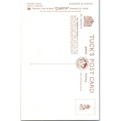 Military in London Coldstream Guards Raphael Tuck Oilette Postcard TK1-P14