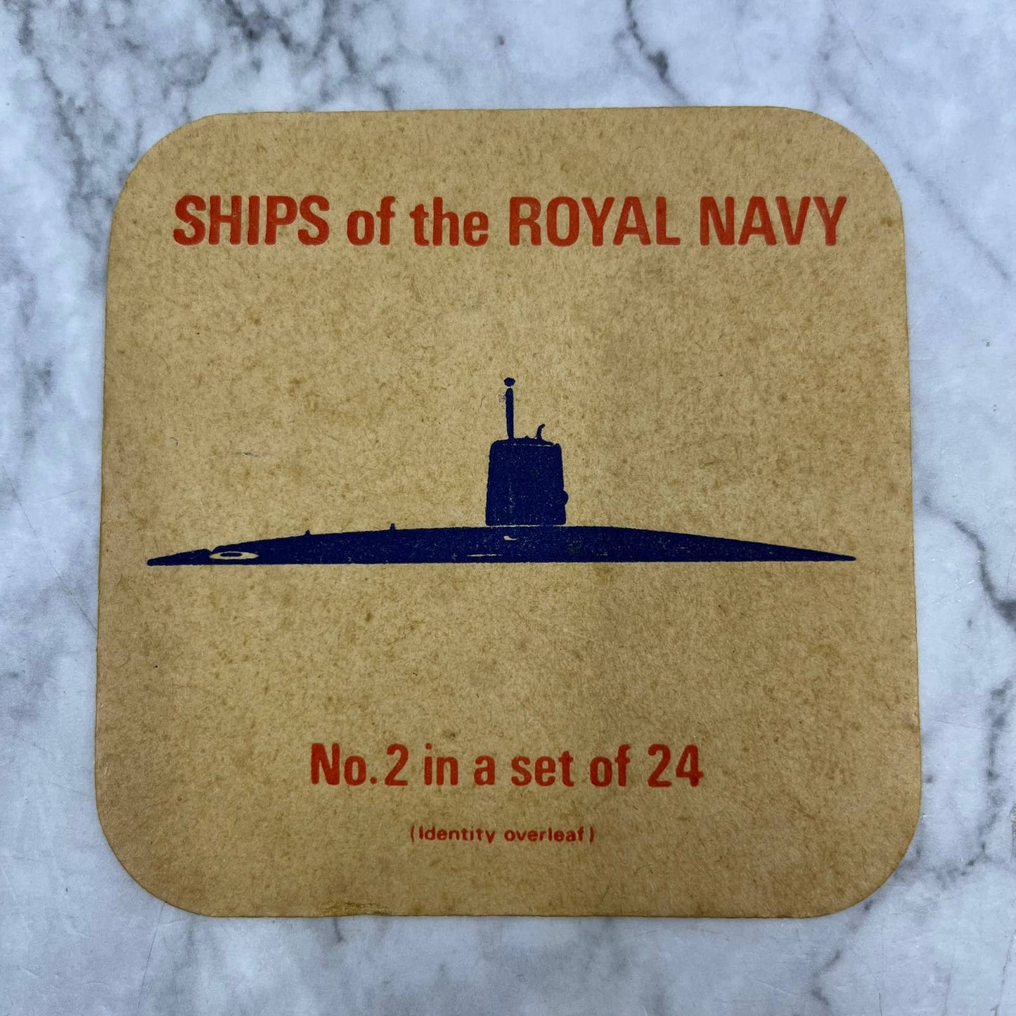 Ships Of The Royal Navy No.2 In A Set Of 24 SUBMARINES Coastal Coaster SE7