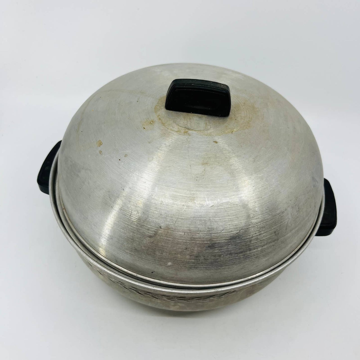 VTG 1960s WEST BEND Aluminum Serving Oven Bun Warmer 3 Pieces Stove Oven TC2
